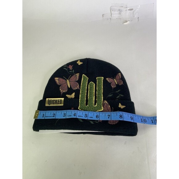 Wicked Movie Logo Cuff Beanie Hat Cap Adult Womens OSFM - Picture 5 of 5